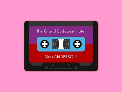 The Grand Budapest Hotel Cassette