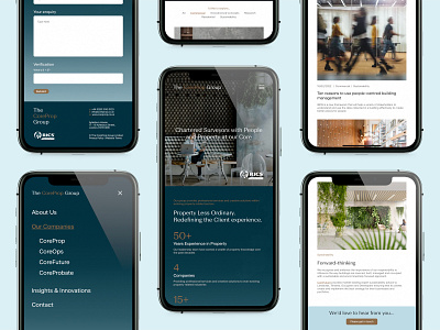 The CoreProp Group Website branding branding and identity branding concept branding design design identity identity branding identity design logo mobile website design website website design