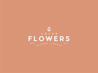 Lola's Flowers Logo brand branding branding and identity branding concept branding design colour colour palette design graphic design graphicdesign identity identity branding identity design logo logo 2d logo a day logo design challenge logo design concept logotype typography