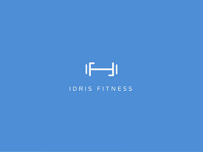 Idris Fitness Logo brand branding branding and identity branding concept branding design colour colour palette design graphic design identity identity branding identity design logo logo 2d logo a day logo design logo design challenge logo design concept monogram typography