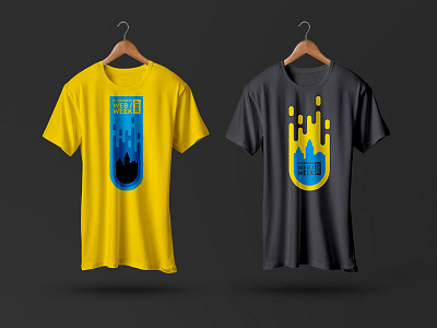 Shirt design for the NUREMBERG WEB WEEK black contest event merchandise shirt webweek yellow