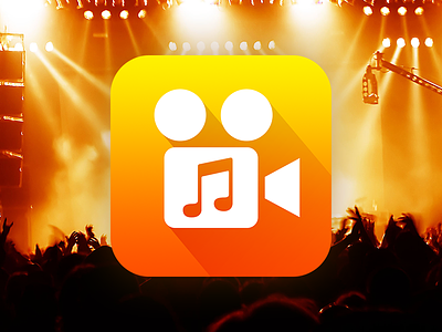 "Video-To-Audio Converter" Icon app application colorful converter icon ios iphone music player recorder ui video