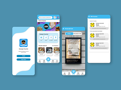 Redesigning Djuragan Voucher app dashboard ecommerce mobile mobile app product design reedem scan ui ux voucher