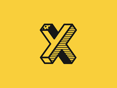X - logotype dailylogochallenge illustrator letter logo logotype typography vector