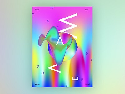 You a Wavy Dude, Kanye abstract design graphic illustrator photoshop poster