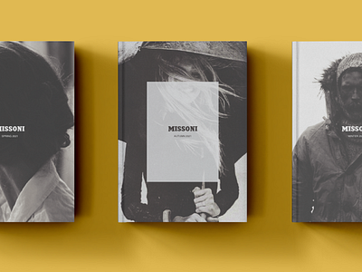 'Missoni' : Book Set book book set branding design fashion graphic design logo minimal missoni typography visual design
