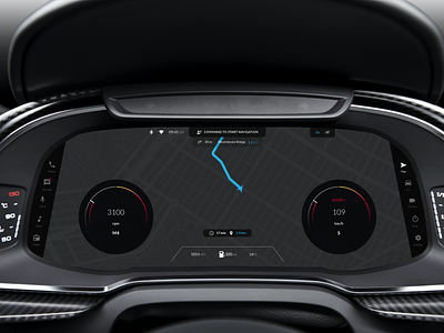 'Virtual cockpit' : Car UI