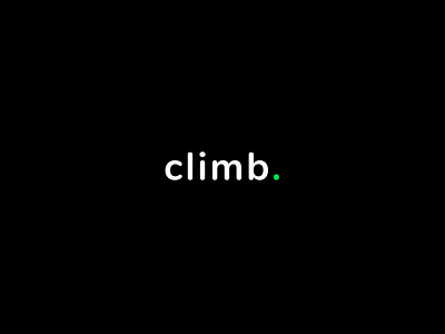 'Climb.' : Brand Identity bank black branding climb climb bank design finance graphic design green illustration logo minimal typeset typography vector visual design white