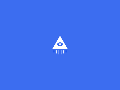 'Illuminati' : Brand Logo all seeing eye branding design eye graphic design illuminati logo minimal see triangle vector visual design