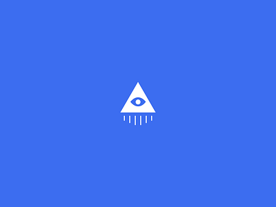 'Illuminati' : Brand Logo all seeing eye branding design eye graphic design illuminati logo minimal see triangle vector visual design