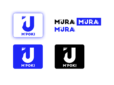 Mura M'POKI Logo branding ecommerce internet logo store