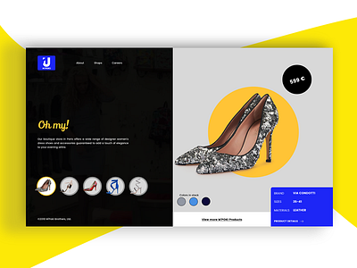 Mura M'poki Website branding fashion website