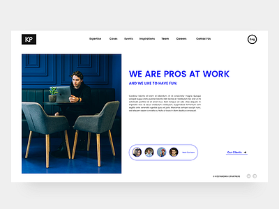 KP website design ui ux website