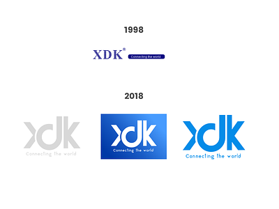 XDK group rebrand logo rebrand symbol woodmark