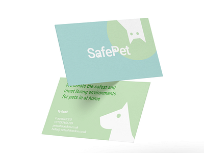 SafePet Branding - Business Cards