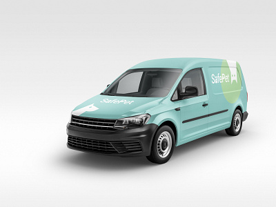 SafePet Branding - Vans brand branding car cat cats design dog dogs graphic design logo logo design pets van