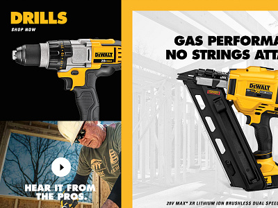 Dewalt Homepage Concept