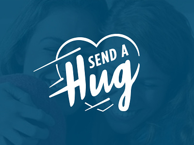 Send A Hug Logo heart logo
