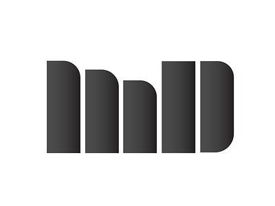 MD Monogram / logo bars black flag branding exercise identity logo md minimal monogram simple