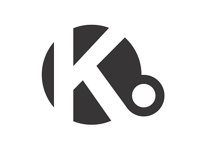 K-Dot – Kendrick Lamar logomark black and white icon k dot kdot kendrick kendrick lamar logo monogram negative space type typography