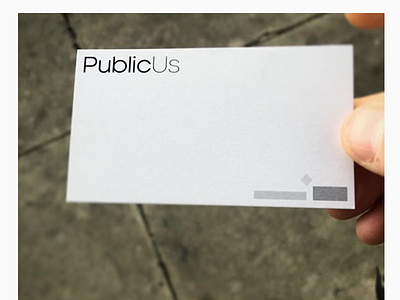 PublicUs – Business Card
