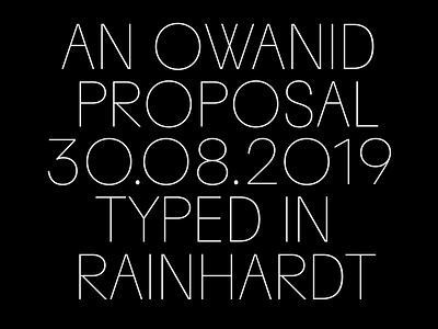 Reinhardt. font font design grotesque sans serif type type design typeface design typography