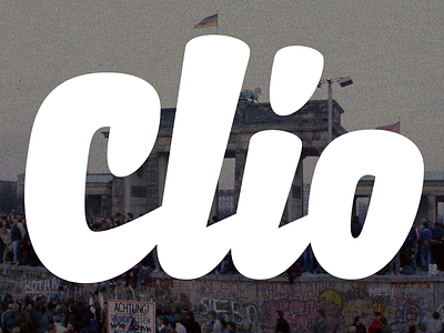 Clio. branding design illustration lettering logo type typography vector