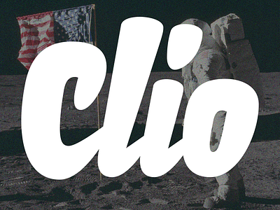 Clio. branding design illustration lettering lettering art lettering logo logo script script lettering type typography vector