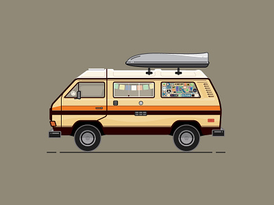 Westfalyeah 006 auto cars illustration vanagon vanlife vector vehicles volkswagen wesfalia westfalyeah