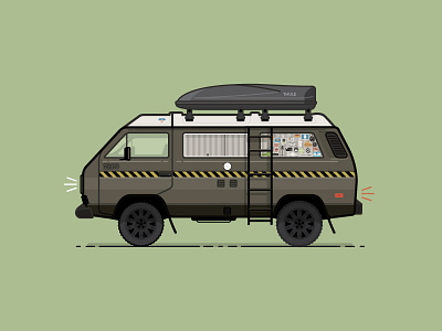 Westfalyeah 012 auto cars illustration vanagon vanlife vector vehicles volkswagen wesfalia westfalyeah