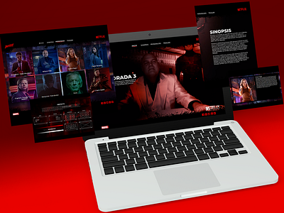 Daredevil Netflix - Design Web daredevil design web graphic design