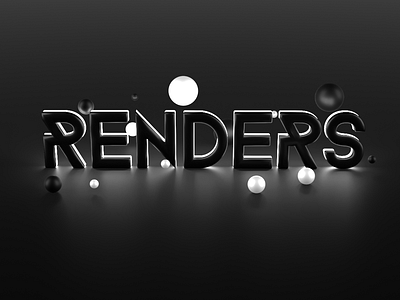 Renders 3d art adobe dimension animation art design graphic design logo maya text 3d typography