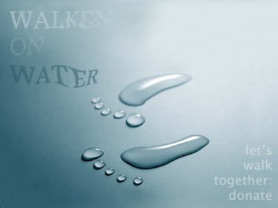 Walken on Water charitywater rebound walken on water
