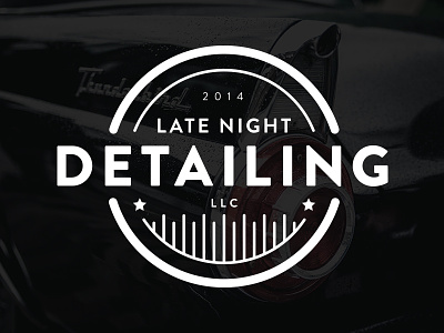 Late Night Detailing, LLC. auto branding cars classic design detailing exotic logo