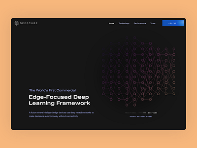 DeepCube Marketing Page - Sparsified Neural Network ai app application artificial intelligence flat user experience user interface ux ux design agency uxui web web design agency website website design
