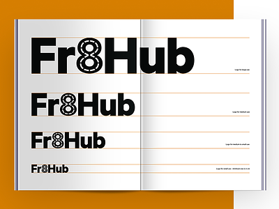Fr8Hub - Brand Book book brand color design grid manual system type typography