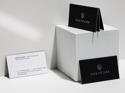 DeepCube Business Cards – Designed and Developed with AI