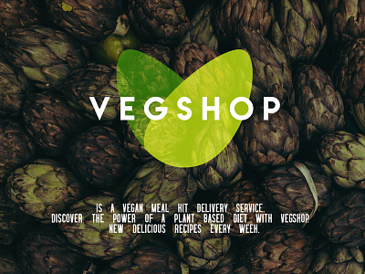 VEGSHOP | Logo | Vegan | Typography brand branding design graphic design logo typography