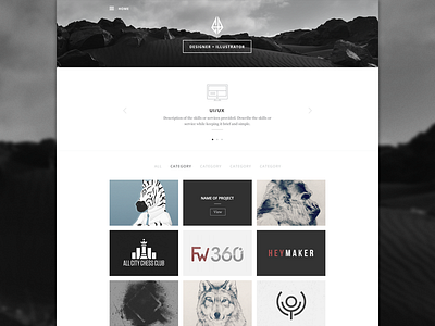 My Redesign Preview black blur clean icons image layout minimal redesign simple ui web white