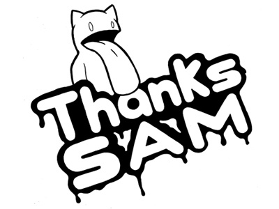 Thank You! hand drawn illustration typography