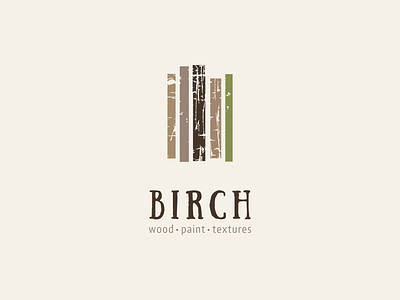 birch branches paint texture wood