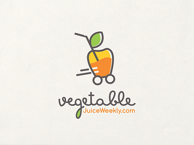 Vegetable Juice Weekly Logo - flat version