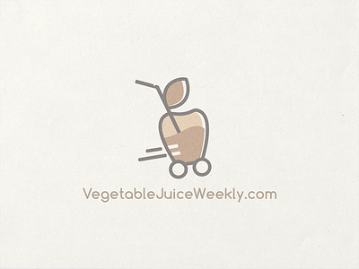 Vegetable Juice Weekly Logo Design - earth tones calm clever dinamic earth flat fun line memorable modern simple tone unique