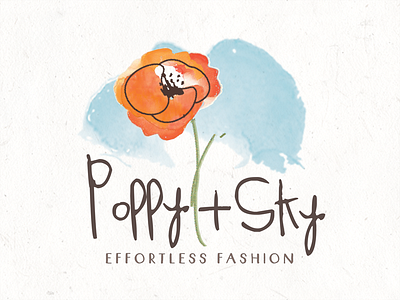 Poppy Sky Logo Design