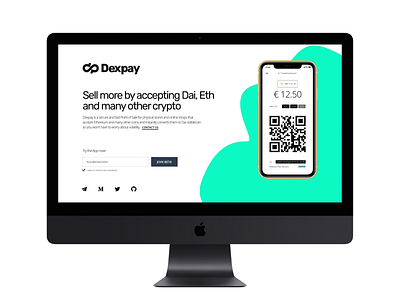 Dexpay Landing Page