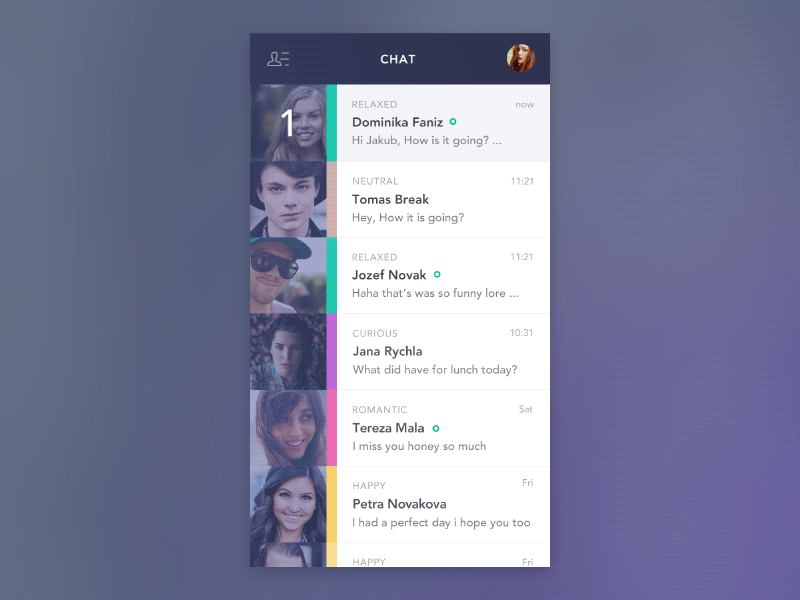 Profile Animation by Jakub Antalik on Dribbble