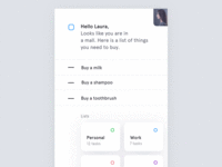 Microinteractions for to-do list app