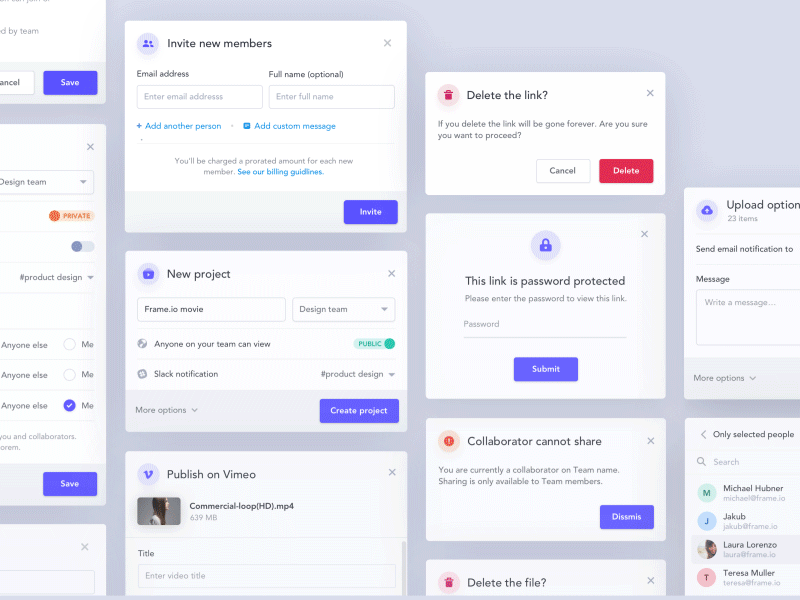 Modal windows animation app desktop forms loader modal motion ui windows