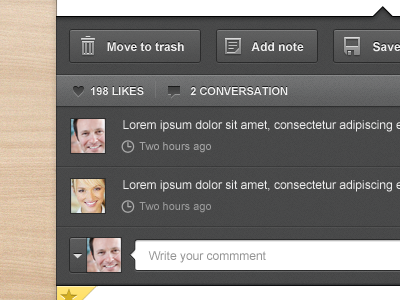 Expanded comments app comment web