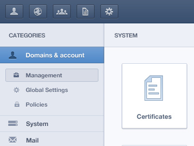 Administration administration ui